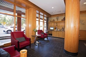 Sitteområde i lobbyen