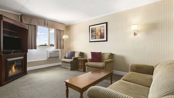 Svit - 1 kingsize-säng - icke-rökare (One-Bedroom) | Skrivbord, gratis barnsängar, extrasängar och gratis wi-fi