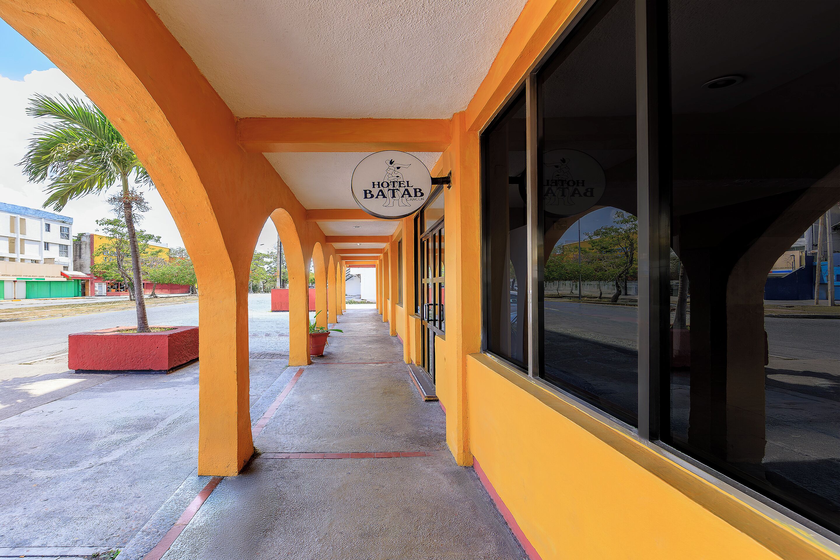 Interior entrance