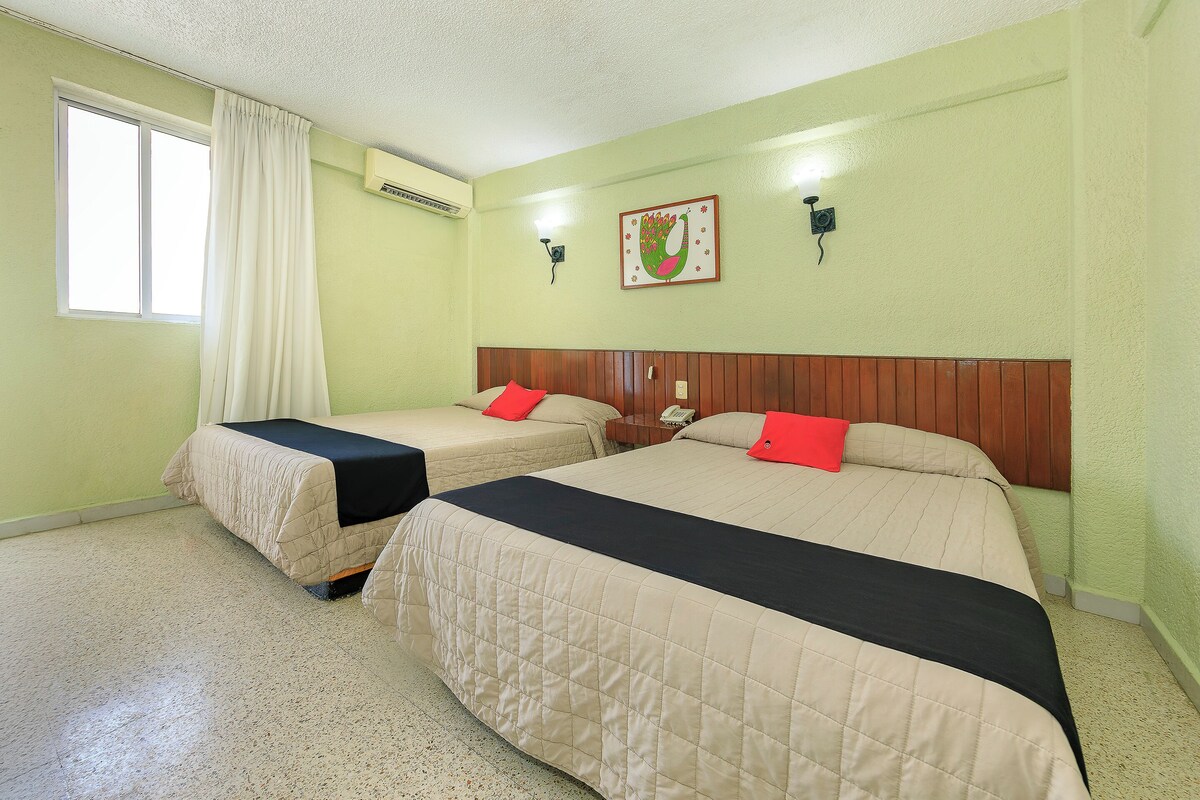 Standard Two Beds | 1 bedroom, desk, iron/ironing board (on request), WiFi (free)