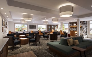 Sala de estar en el lobby
