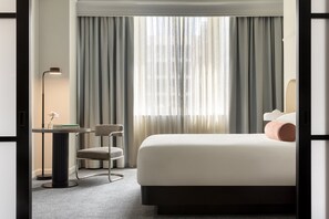 1 間臥室、義大利 Frette 床單、高級寢具、客房內保險箱