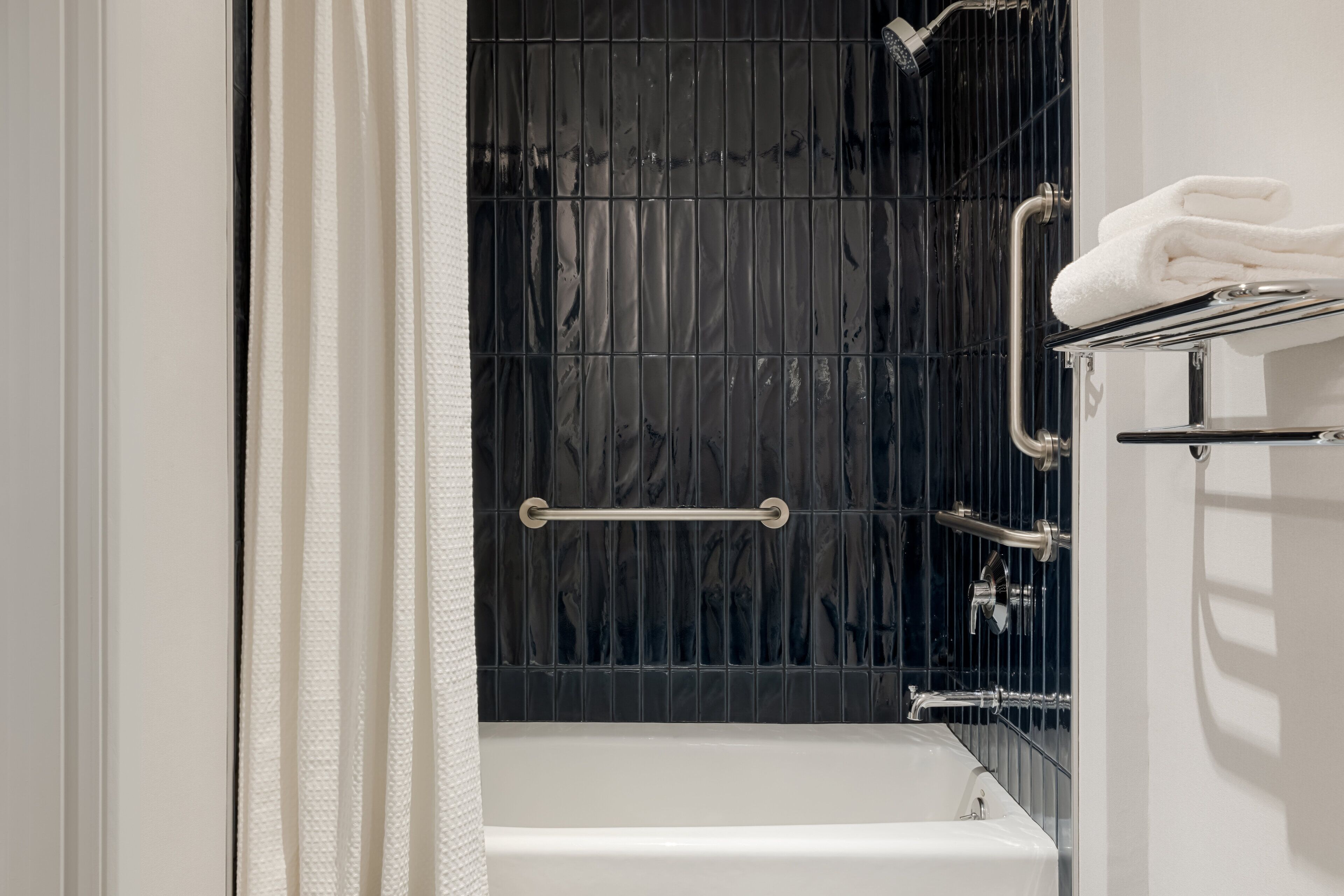 suite, accessible (monte carlo) | bathroom | combined shower/bathtub, designer toiletries, hair dryer, bathrobes