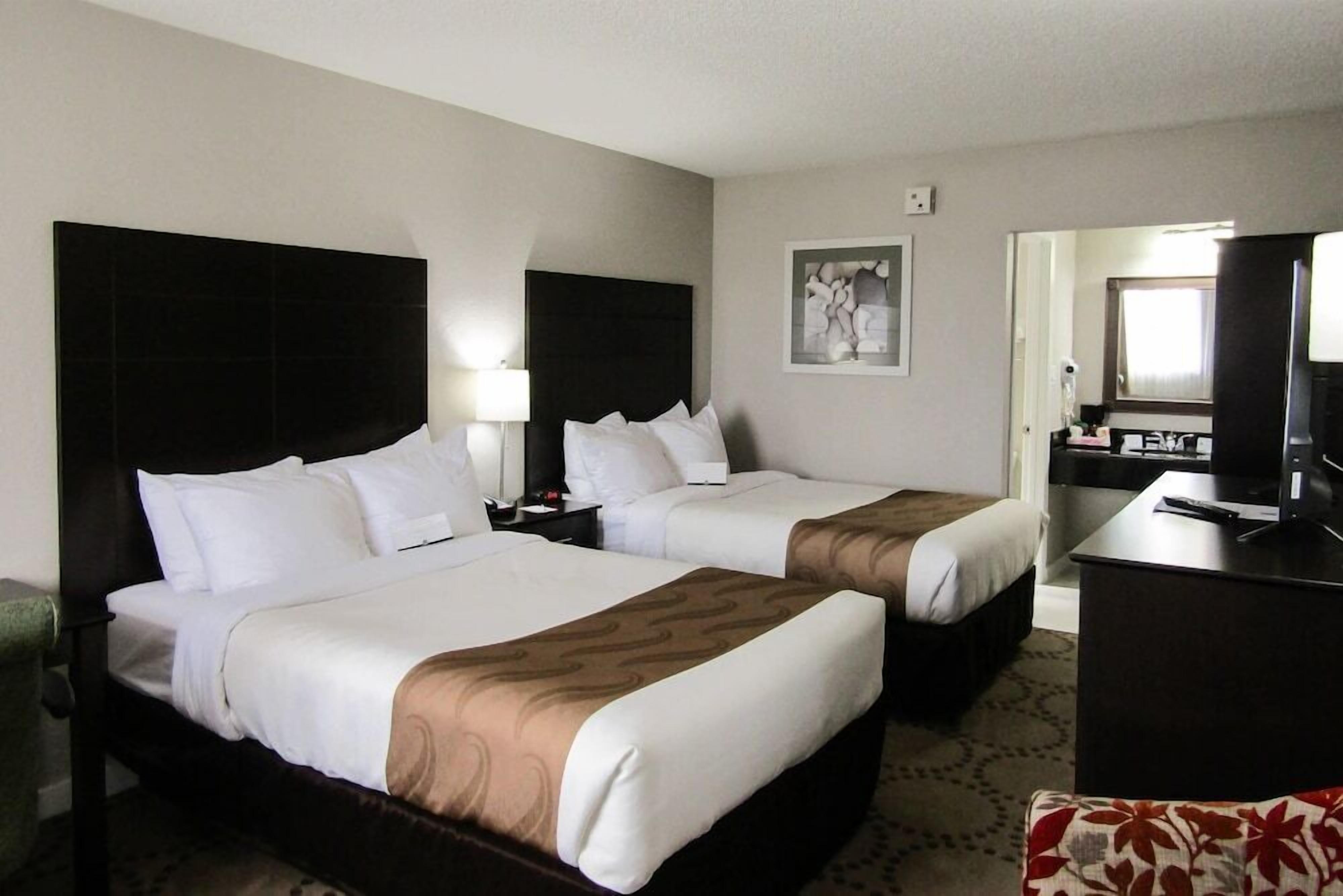 Hypo-allergenic bedding, pillow-top beds, individually furnished, desk