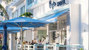 Majoituspaikan julkisivu