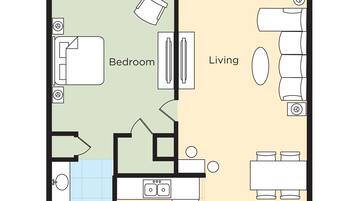 1 chambre, surmatelas, coffres-forts dans les chambres