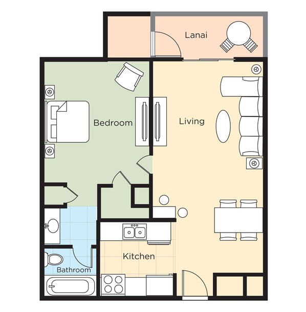 Suite, 1 Bedroom | 1 bedroom, pillow-top beds, in-room safe, blackout curtains