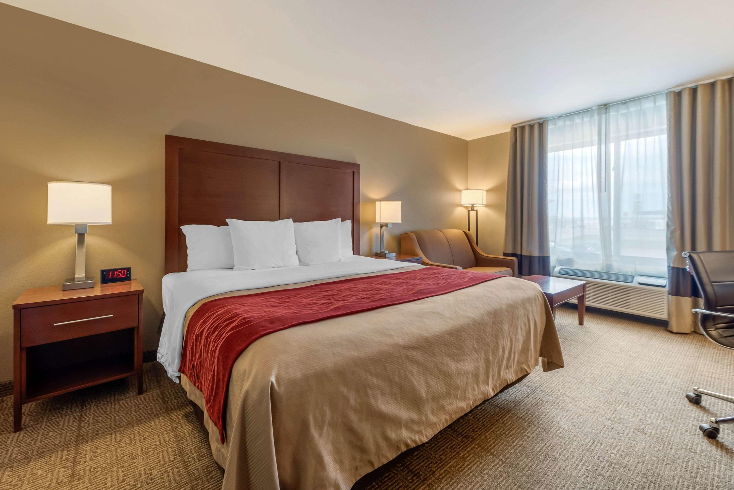 standard room, 1 king bed, non smoking | iron/ironing board, free wifi, bed sheets, alarm clocks