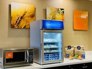 Petit déjeuner à emporter servi tous les jours en supplément