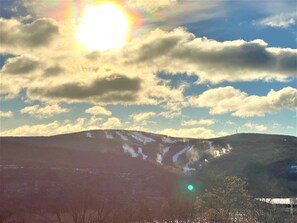 Suite, 1 très grand lit et 1 canapé-lit, non-fumeurs, vue montagne | Vue sur les montagnes