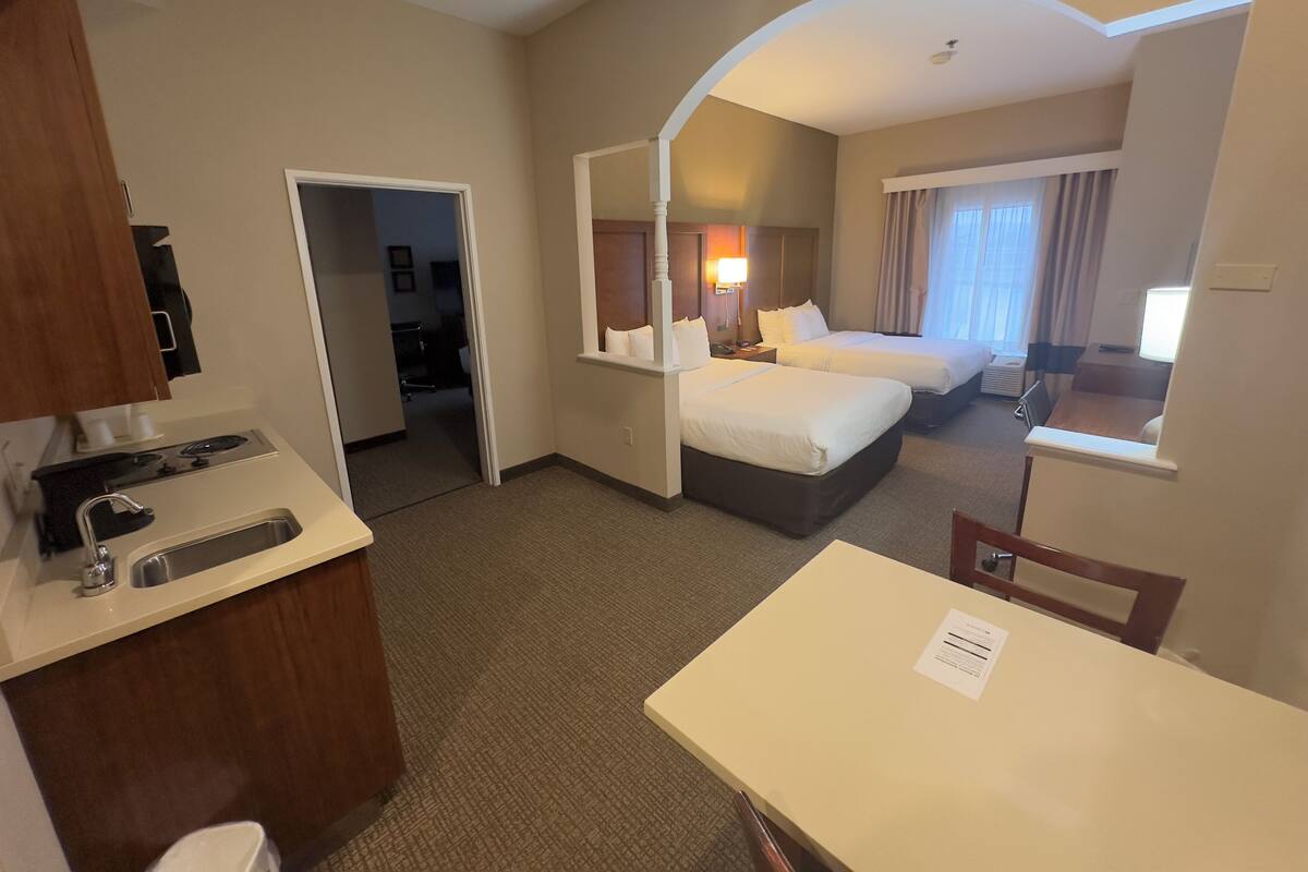 Suite, Multiple Beds, Non Smoking (Efficiency) | Hypo-allergenic bedding available, down comforters, desk