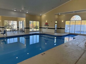 Indoor pool, outdoor pool
