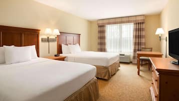 Skrivebord, strykejern/-brett, wi-fi (inkludert) og sengetøy