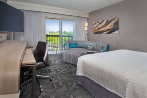 Egyptian cotton sheets, premium bedding, desk, laptop workspace