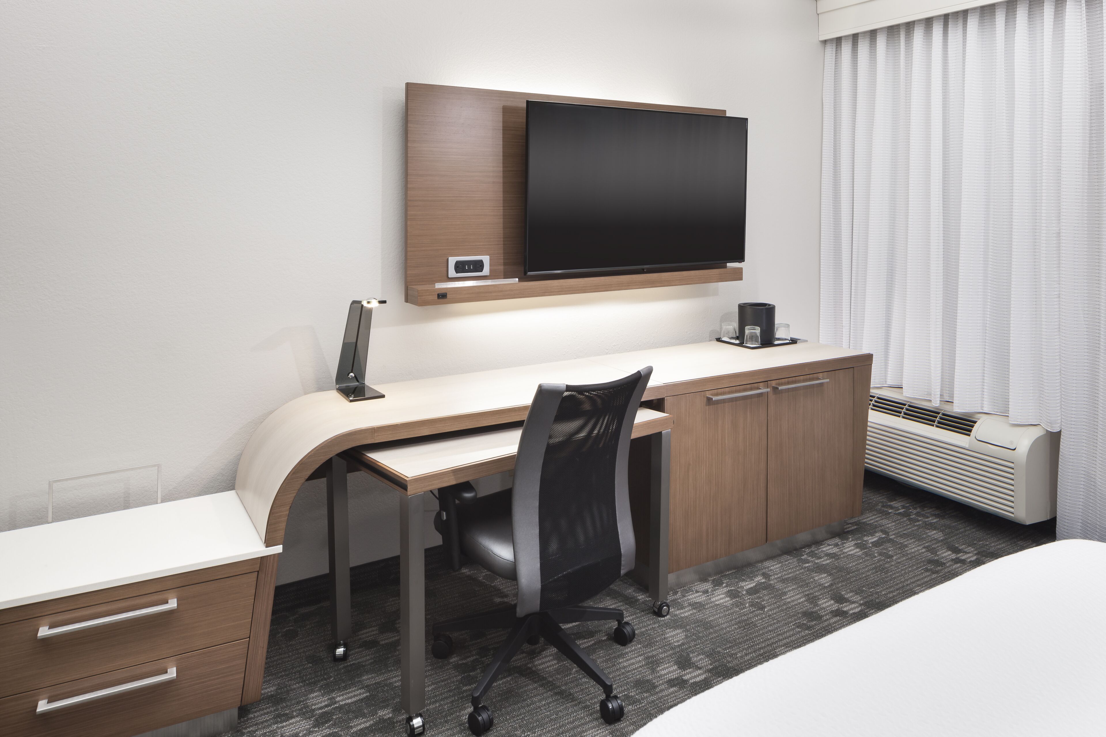 1 bedroom, premium bedding, individually furnished, desk