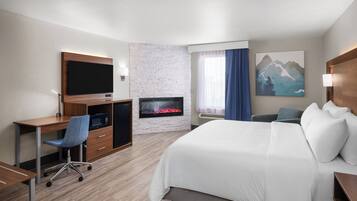 Premium Room, 1 King Bed, Fireplace