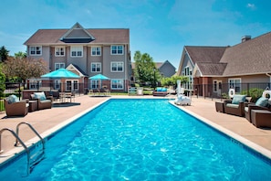 Seasonal outdoor pool