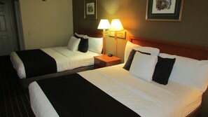 Deluxe Room, 2 Queen Beds | Pillowtop beds, desk, blackout drapes, iron/ironing board - Fairbridge Inn & Suites (Leavenworth)