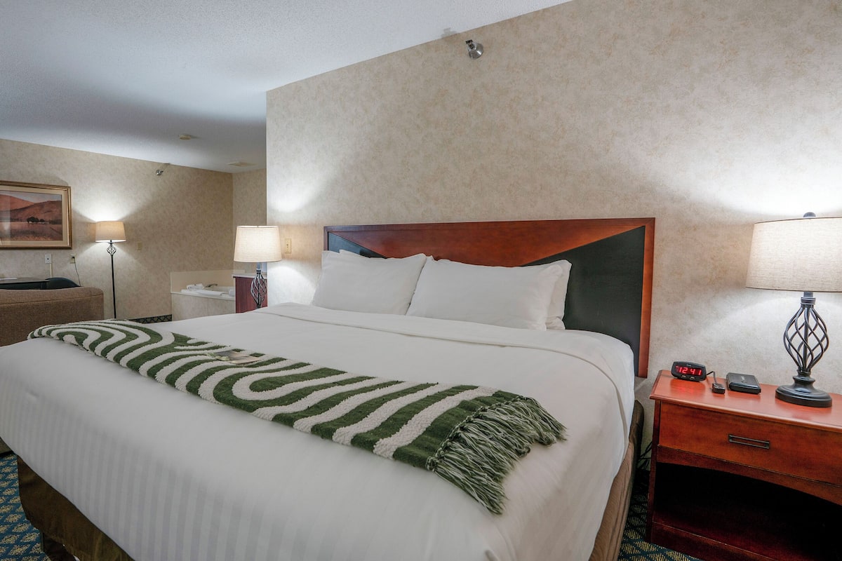 Deluxe Suite, 1 King Bed with Sofa bed | 1 bedroom, desk, blackout curtains, iron/ironing board