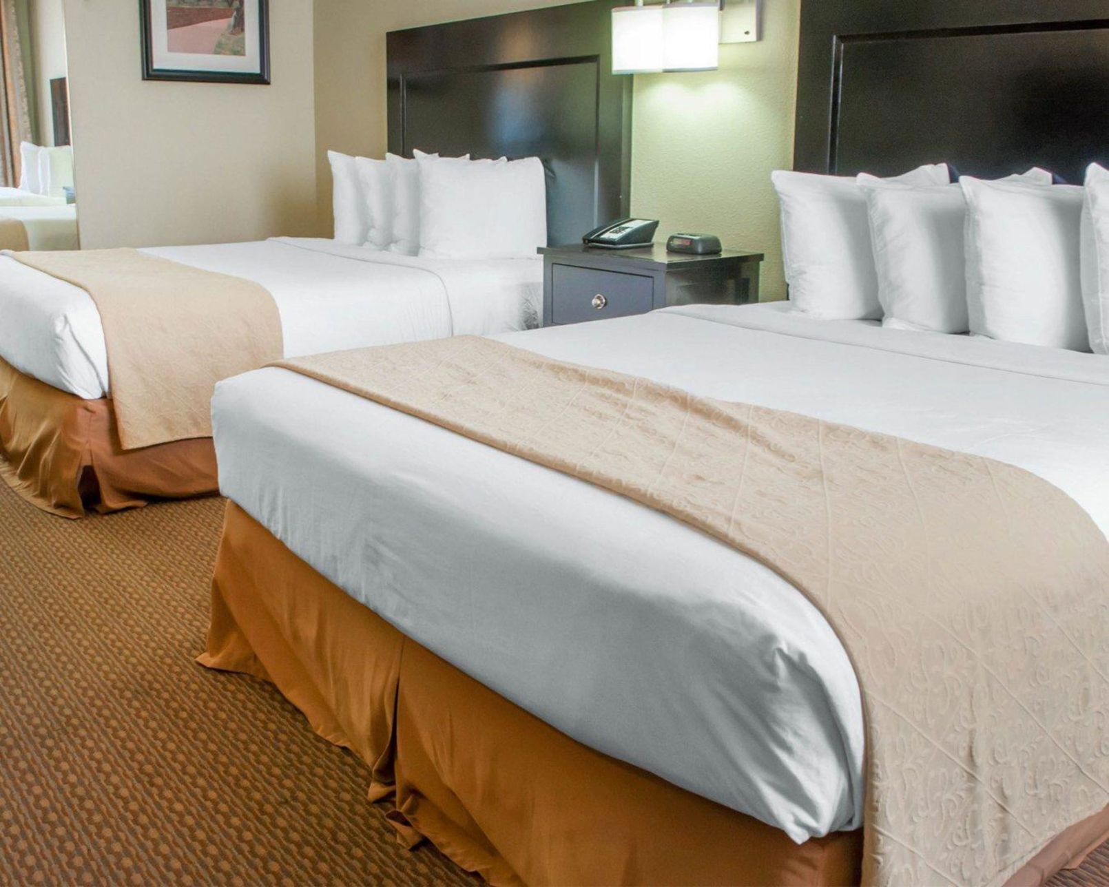 Premium bedding, down comforters, iron/ironing board, free WiFi