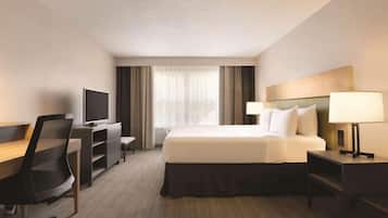 Suite, 1 King Bed with Sofa bed, Non Smoking | 1 bedroom, desk, laptop workspace, blackout drapes