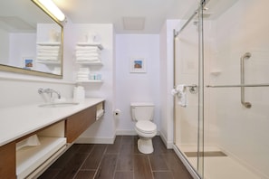 Regadera en el baño