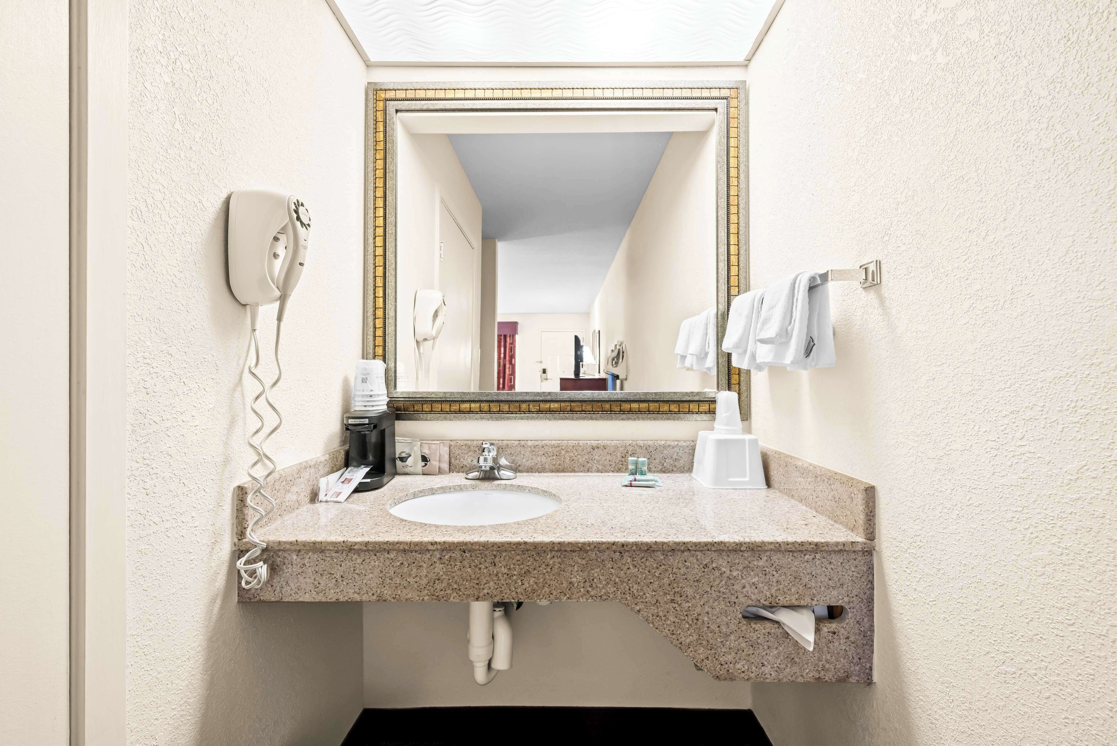 free toiletries, hair dryer, towels, soap