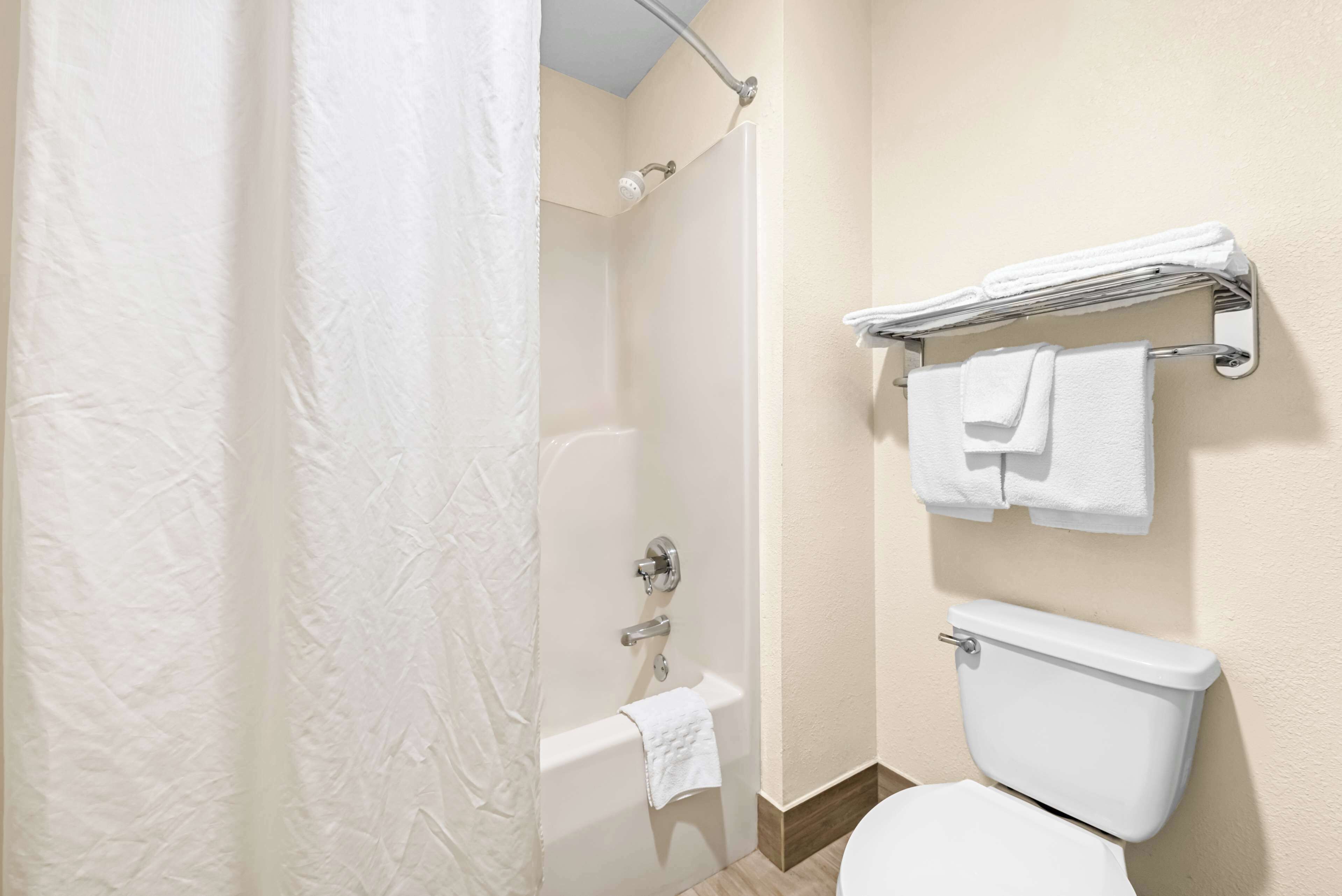 free toiletries, hair dryer, towels, soap