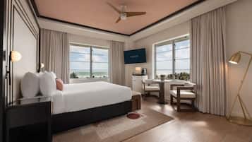 Premium bedding, in-room safe, desk, soundproofing
