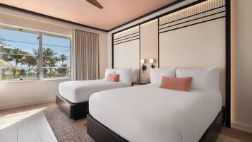 Premium bedding, in-room safe, desk, soundproofing