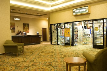 Hotel entrance and lobby at Arizona Charlies Boulder