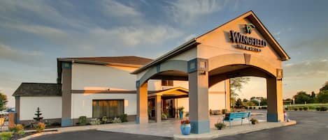 Front of property - evening/night