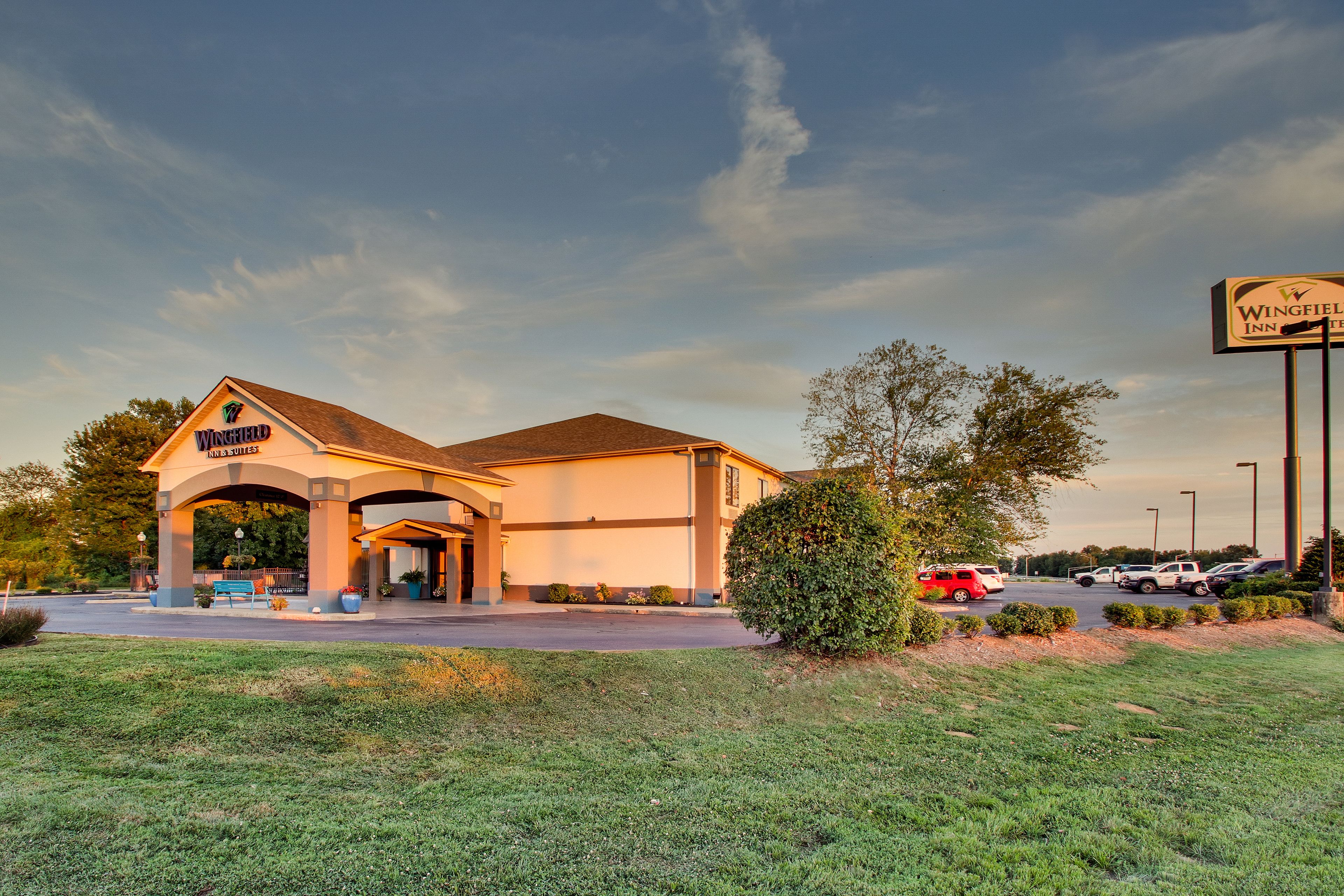 front of property – evening/night