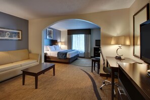 Standard Room, 1 King Bed | Desk, blackout drapes, iron/ironing board, free WiFi - Greenfield Inn & Suites Owensboro, KY Airport (Owensboro)