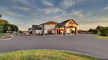 Front of property - evening/night