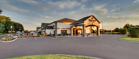 Front of property - evening/night