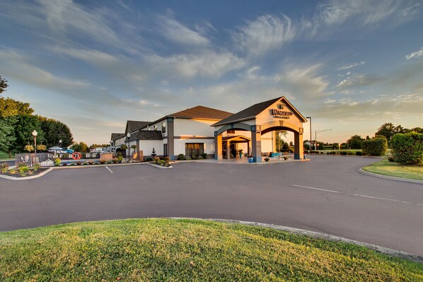 Front of property - evening/night