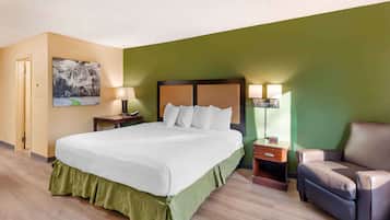 Studio, 1 King Bed, Non Smoking | Desk, blackout drapes, iron/ironing board, free WiFi