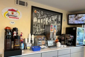 Petit déjeuner à emporter compris tous les jours