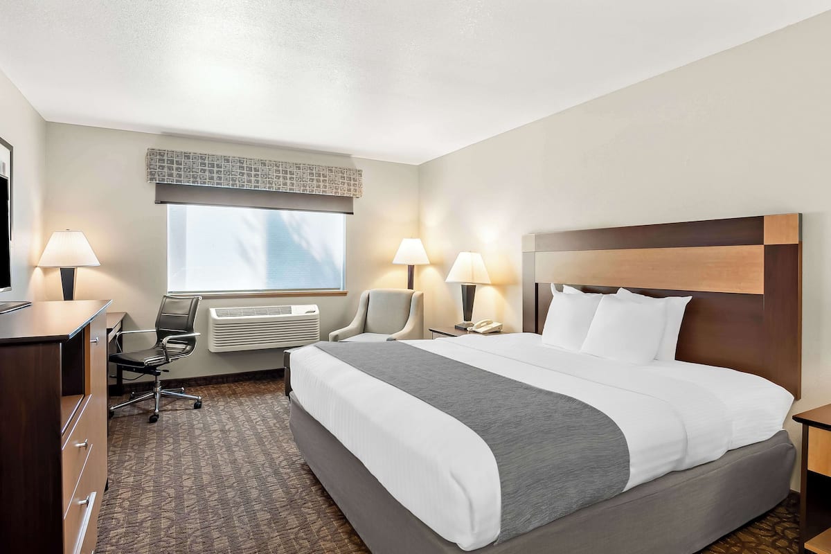 1 bedroom, hypo-allergenic bedding, in-room safe, desk
