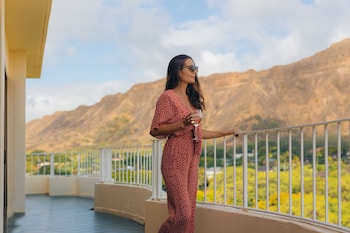 Balcony view at Lotus Honolulu at Diamond Head