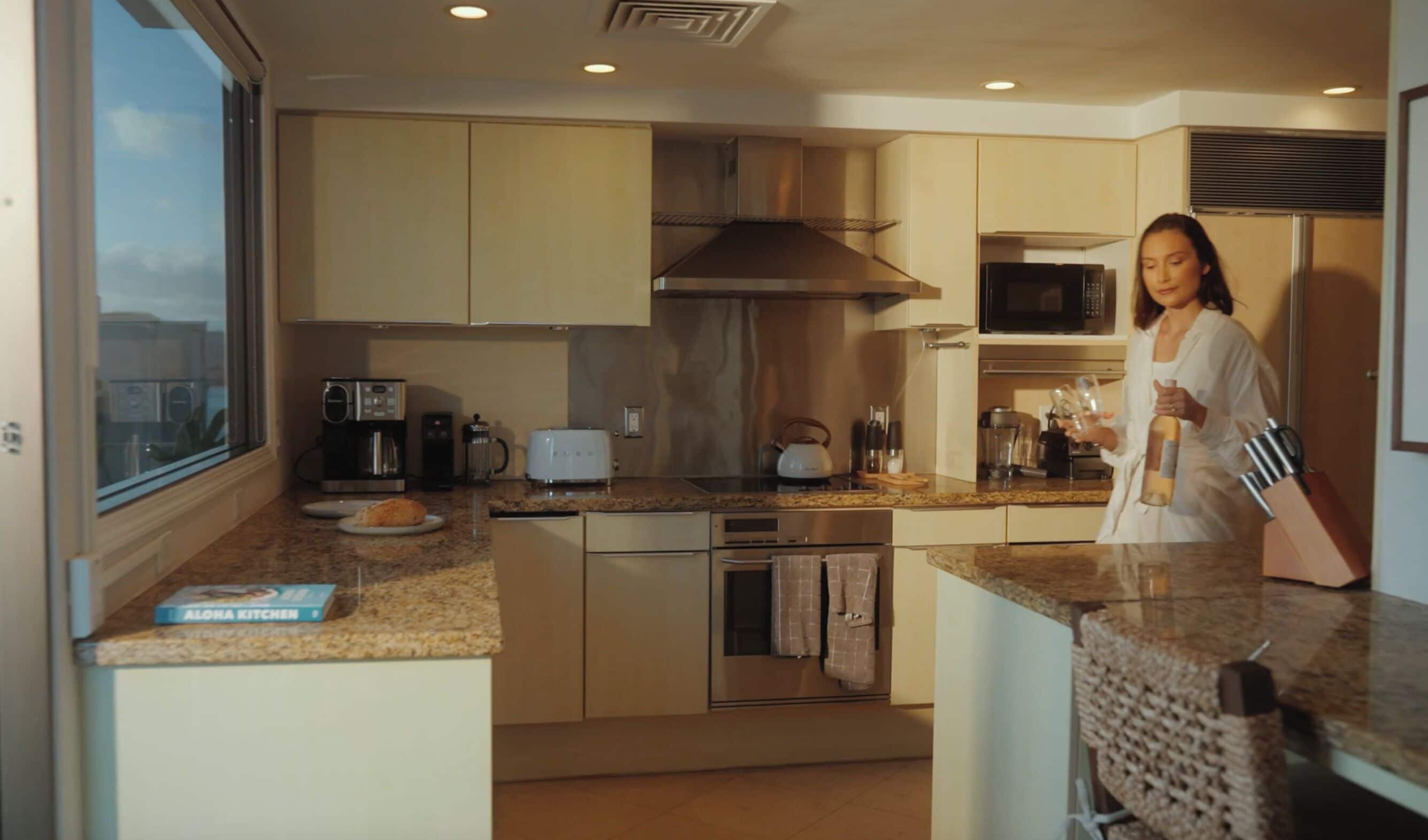 2 bedroom ocean view penthouse | private kitchen | espresso maker, coffee/tea maker