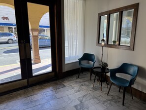 Lobby sitting area