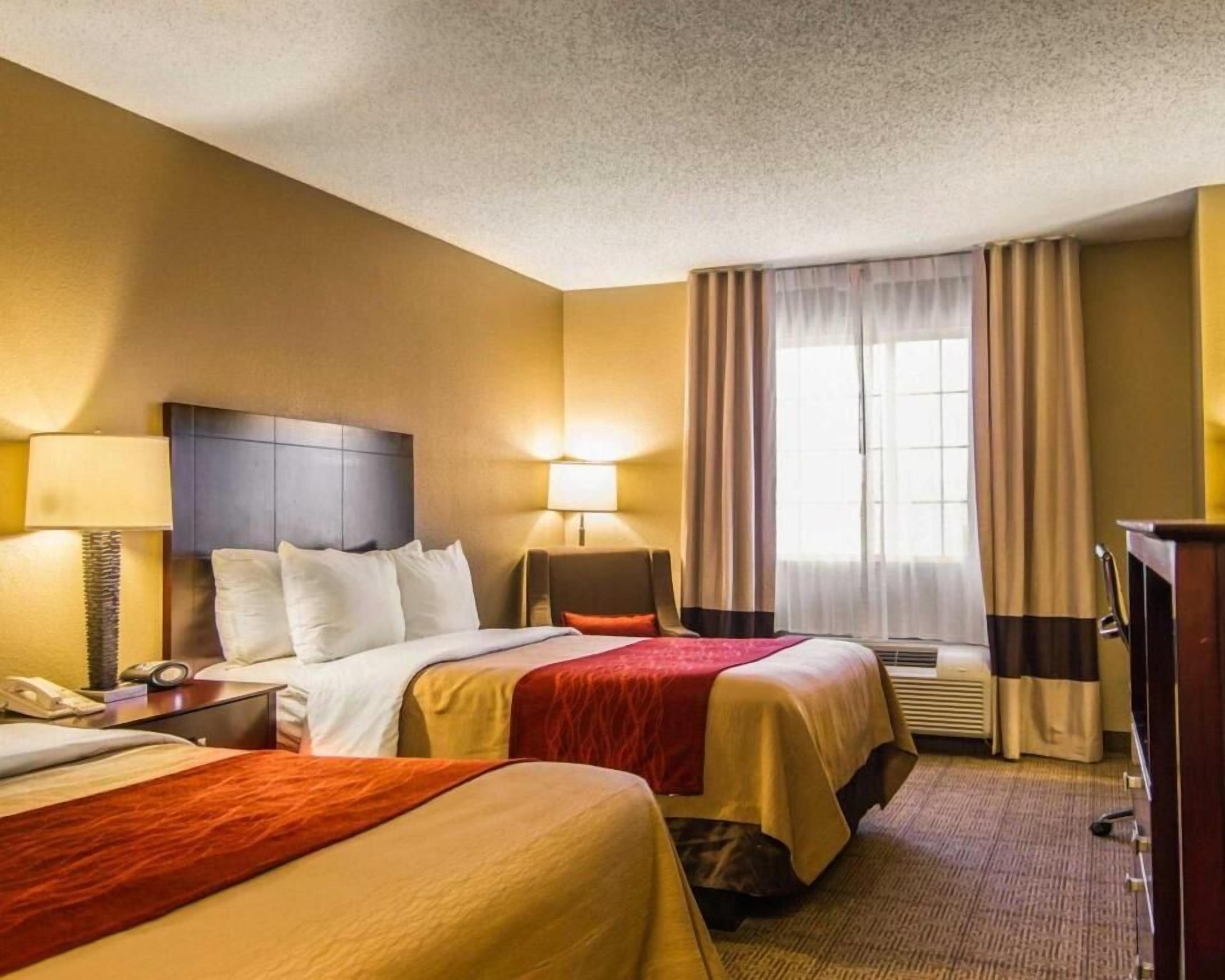 Premium bedding, desk, soundproofing, iron/ironing board