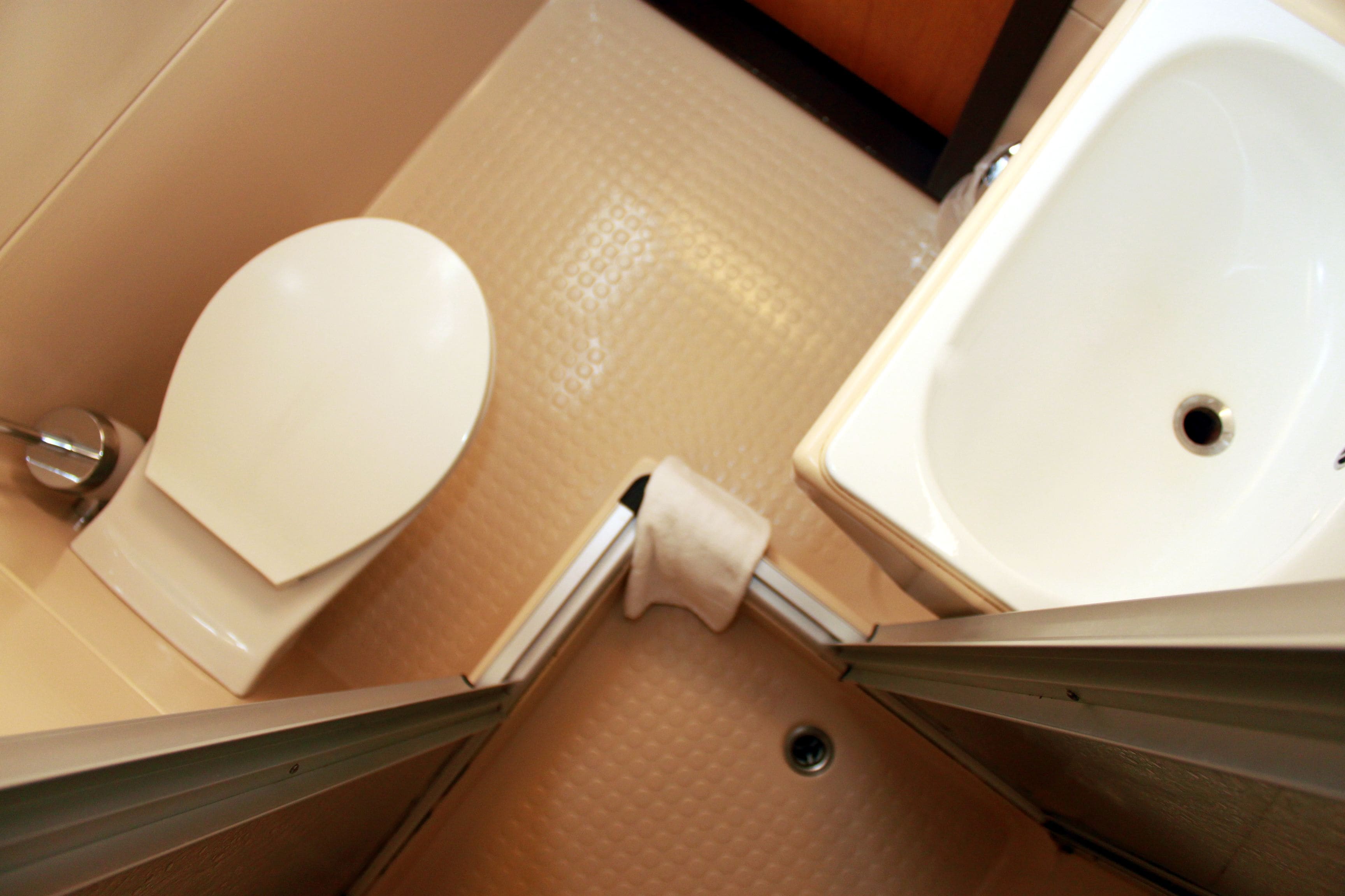 double or twin room | bathroom | shower, free toiletries, hair dryer, towels