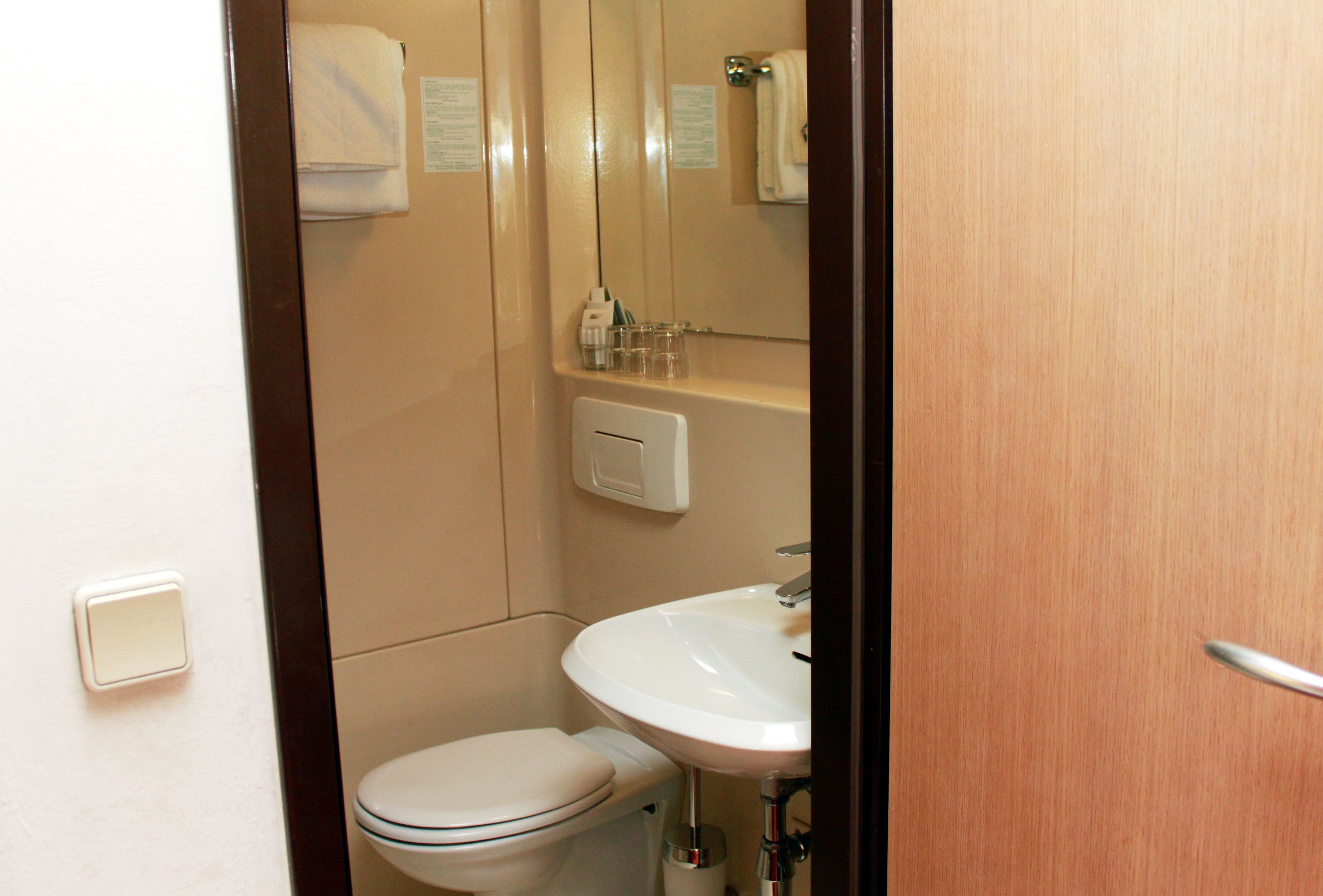 single room | bathroom | shower, free toiletries, hair dryer, towels