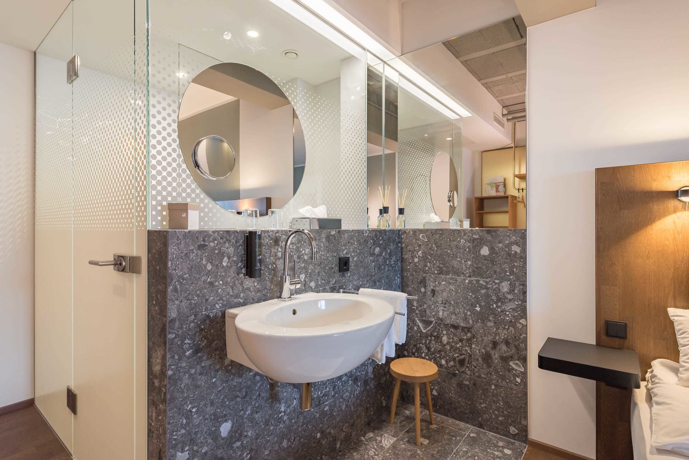 free toiletries, hair dryer, bathrobes, slippers