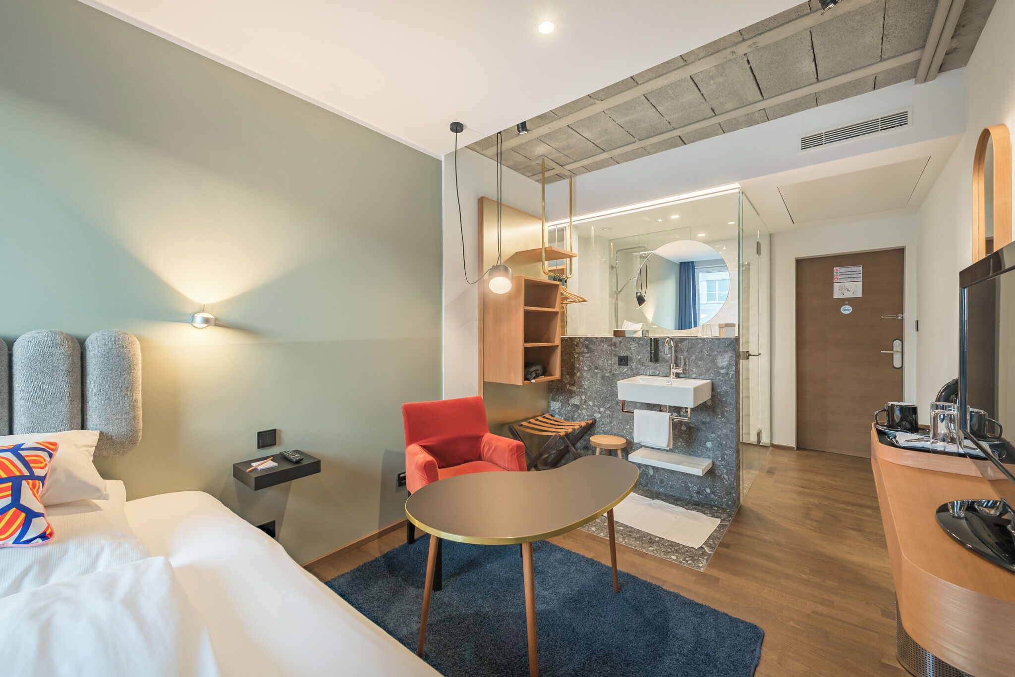 Habitació individual econòmica | Roba de llit d&#x27;alta qualitat, caixa forta a l&#x27;habitació i escriptori 