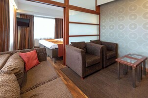 Superior Room, 1 King Bed with Sofa bed, Sauna | Minibar, in-room safe, desk, blackout drapes