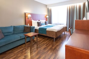 Minibar, in-room safe, desk, blackout drapes